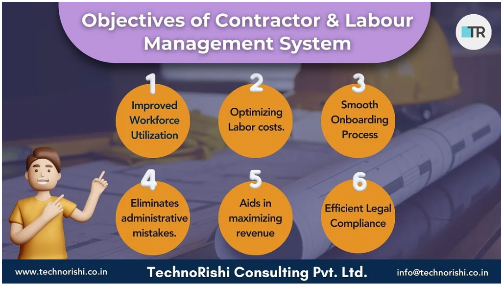 Smart Contractor And Labour Management System TechnoRishi