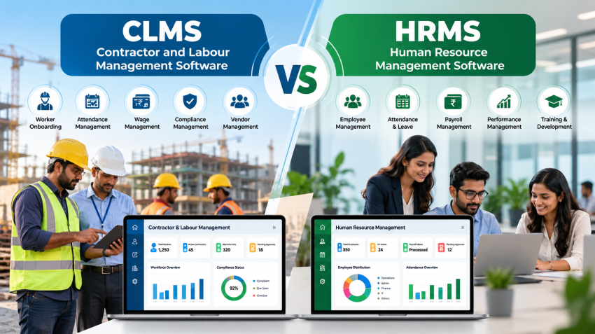 CLMS vs HRMS Software - TRCPL