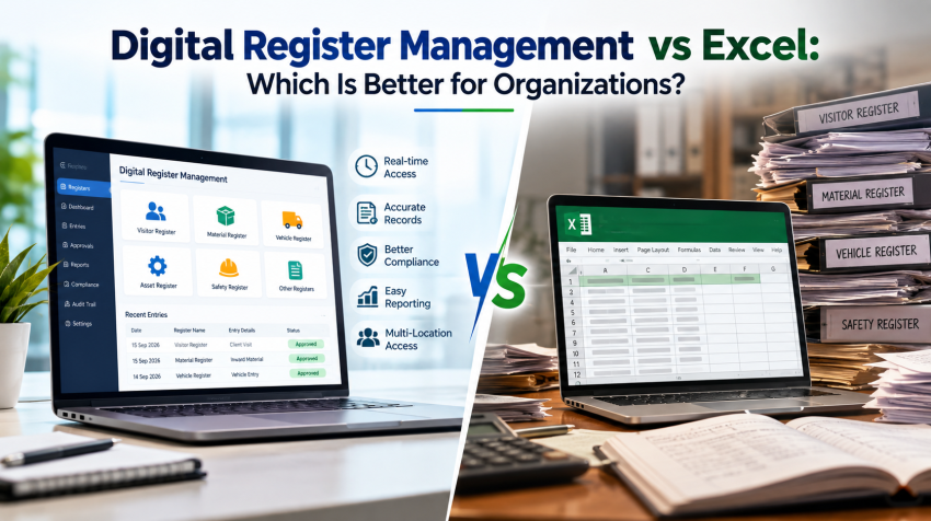 Digital Register Management VS Excel